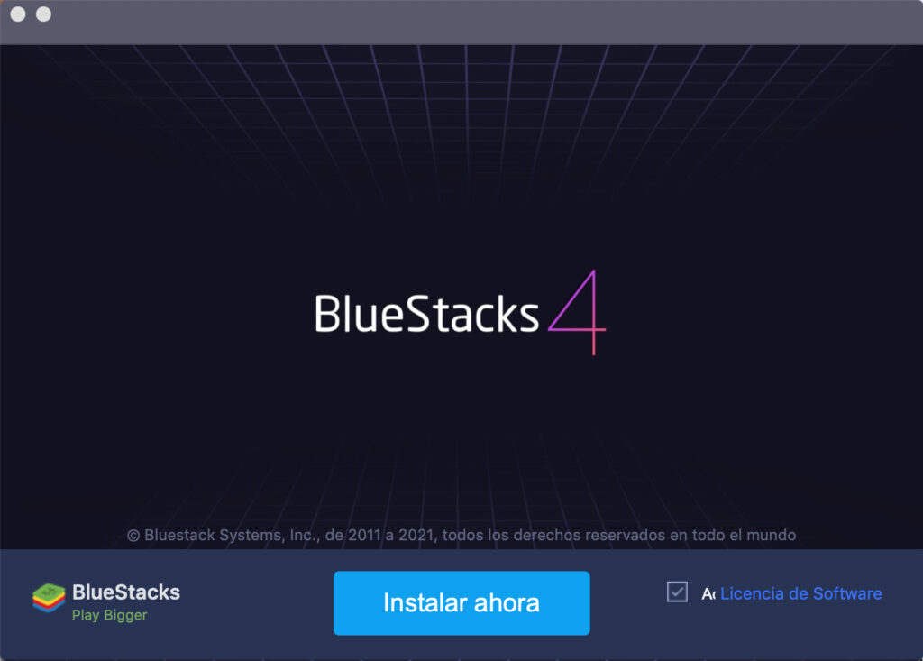 bluestacks installation